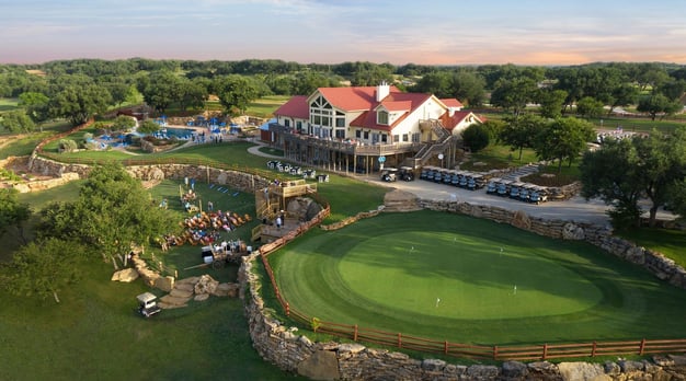 The Hideout showcasing  all of its best amenities