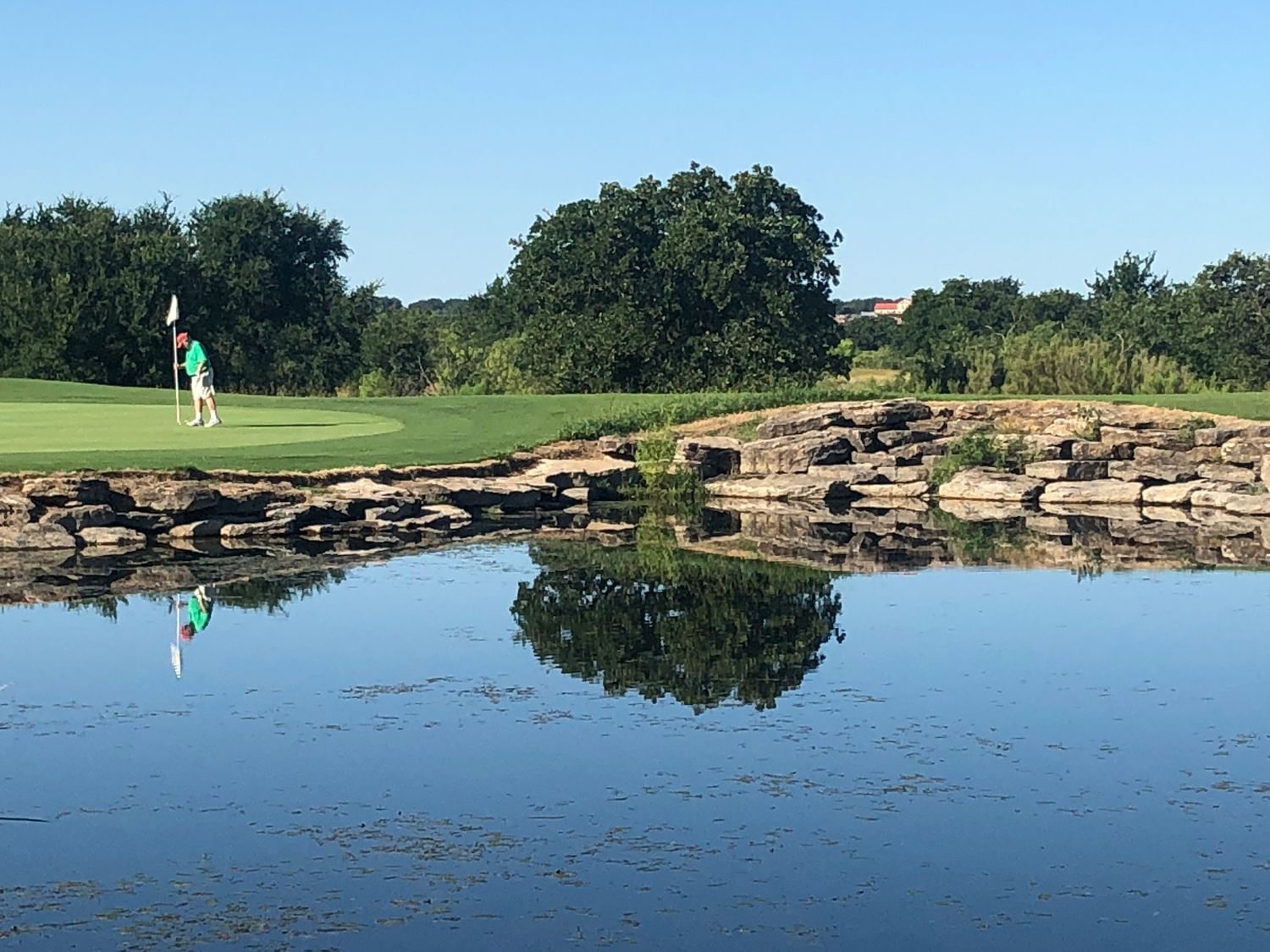 Pond and Green 