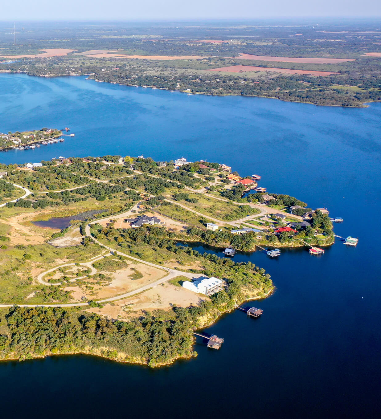 Lake Brownwood aerial view